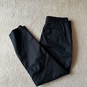 Banana Republic Men's Charcoal Wool Dress Pants, 30W 30L